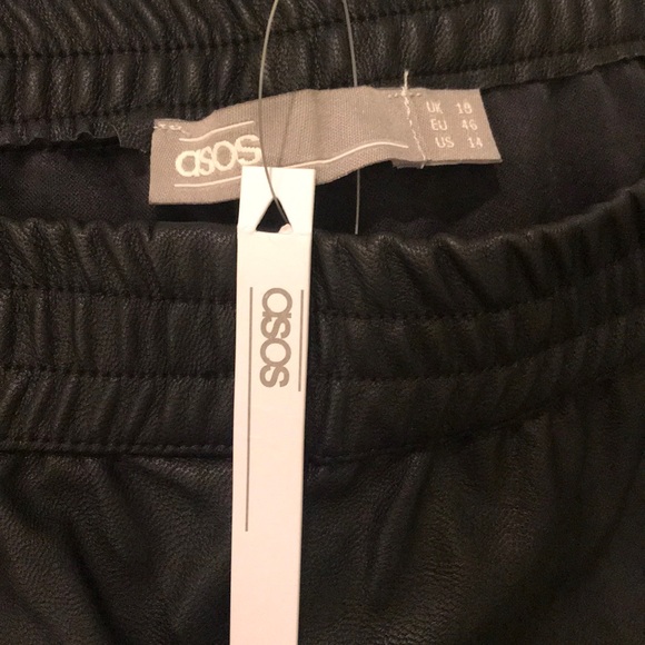 🆕ASOS Leather Look Pants - Picture 5 of 5